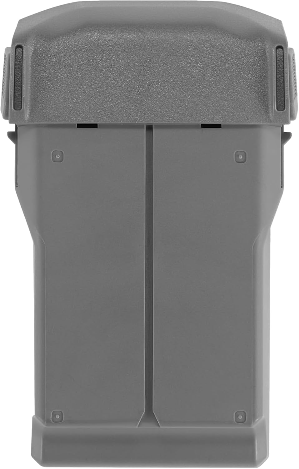 DJI Mini 5 Pro Intelligent Flight Battery, DJI Mini series intelligent flight battery pack in gray, rear view with locking tabs and smooth molded housing