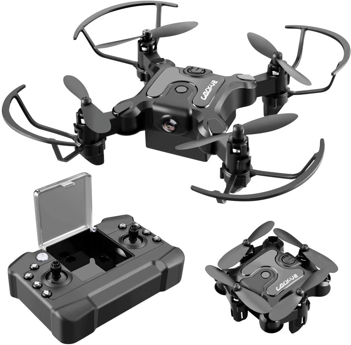 V2 Mini Drone - 4K 1080P HD Camera WiFi Fpv Air Pressure Altitude Hold Professional  Foldable Quadcopter RC Drone Kid Toys GIft