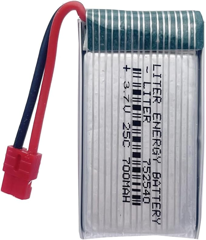 ड्रोन बैटरी hw752540p - 1S 3.7V 25C 700mAh लाइपो बैटरी सिमा प्लग के साथ