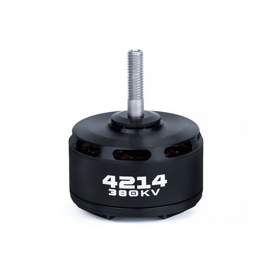 Axisflying 4214 380KV FPV Motor for 13-inch Props | Ø49x32.5mm, 6mm Shaft, 6~12S, 65A Peak, 4.58kg Thrust
