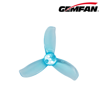 Gemfan D2 Gekanaliseerde PC 3-Blads 1,5mm Propeller (4 paar/zak)