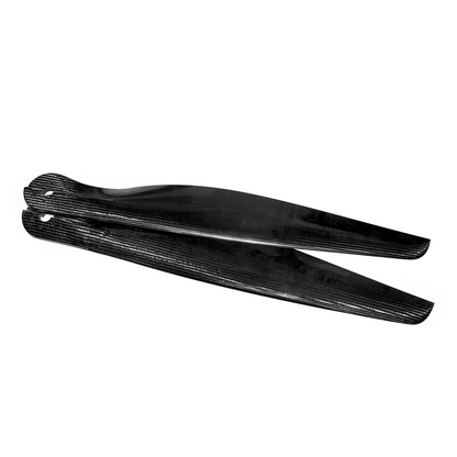 MAD FLUXER PRO 60x20 carbon fiber paramotor propeller blades with matte black finish