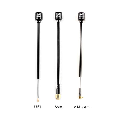 HGLRC Long Range Hammer Mini 5.8G FPV antenna options shown with UFL, SMA and MMCX-L connectors