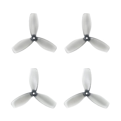 BetaFPV Beta-45mm 3-Blade Propeller set, grey micro drone props on white background (4 pieces)