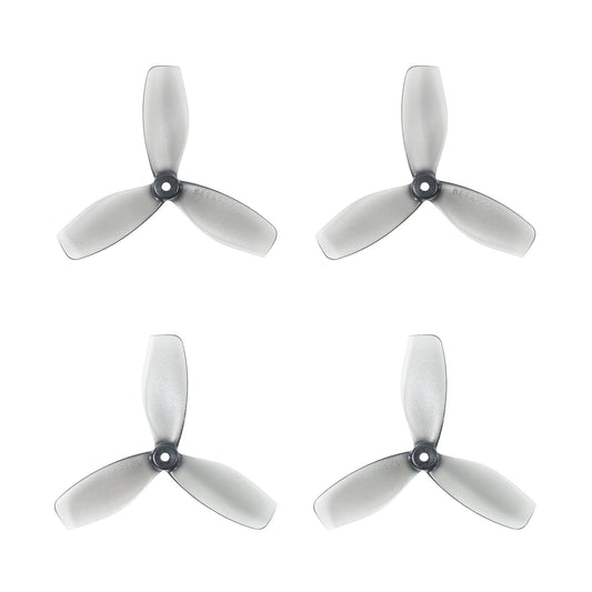 BetaFPV Beta-45mm 3-Blade Propeller set, grey micro drone props on white background (4 pieces)