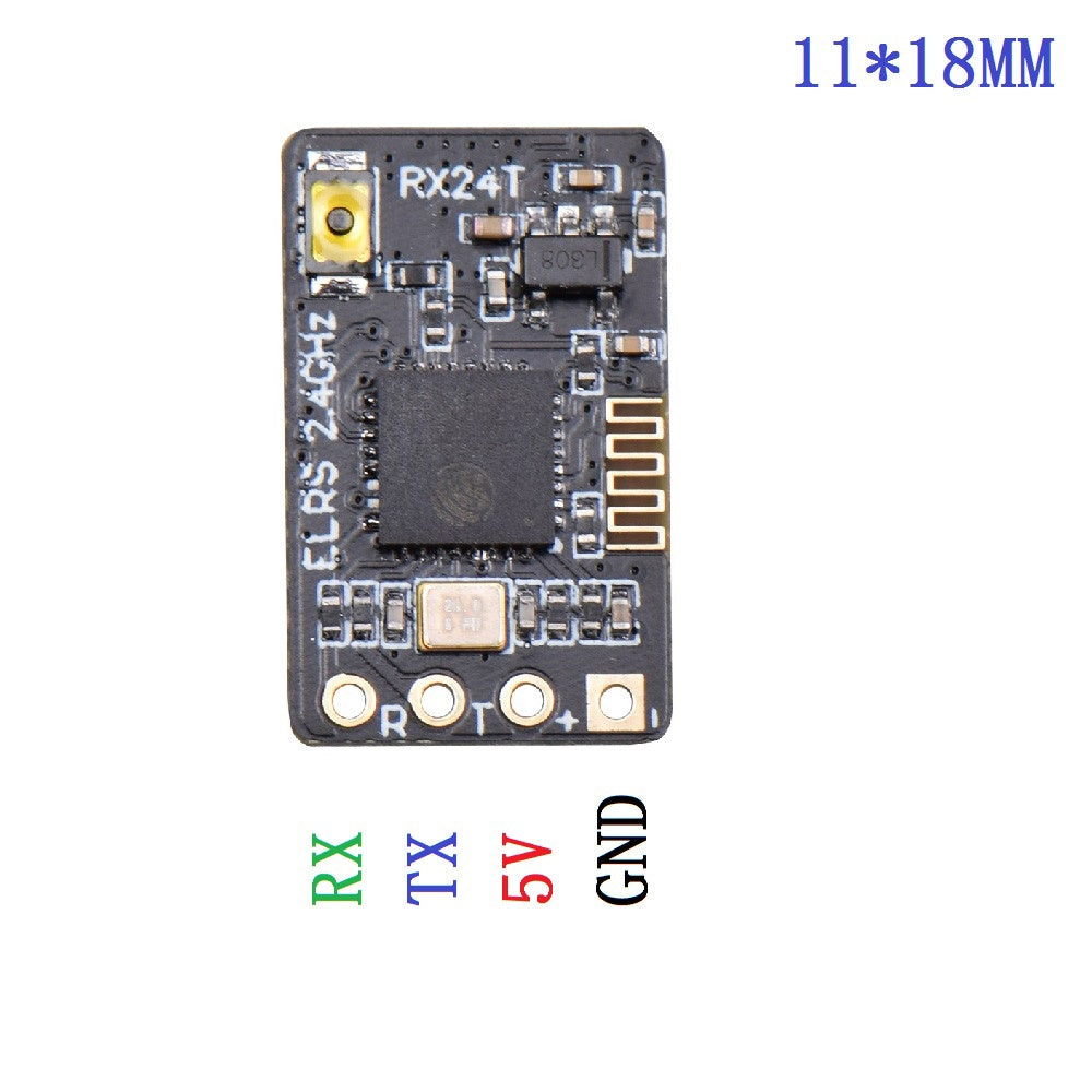 JHEMCU ELRS RX24T 2.4G receiver ExpressLRS open source ELRS high Refresh rate ultra small distance