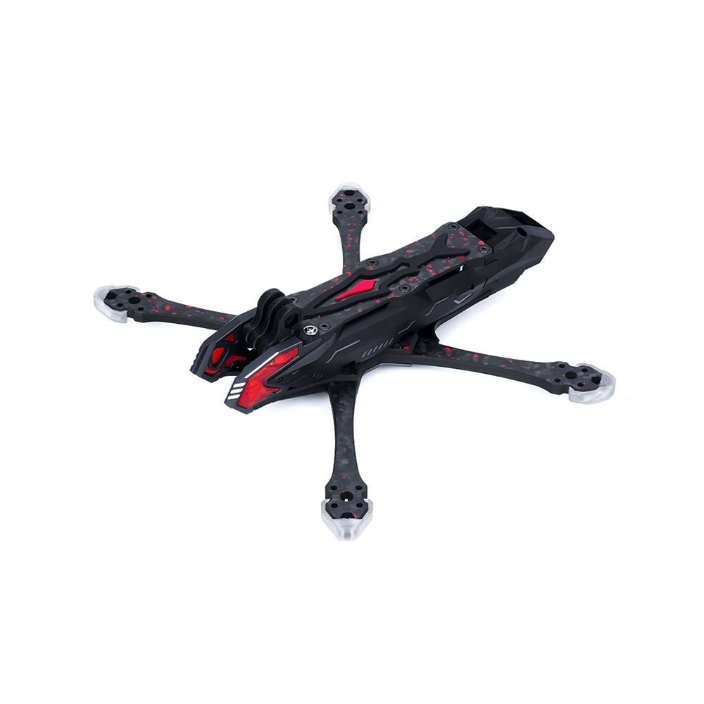 Axisflying Manta 5pro 5inch Squashed X Carbon Fiber FPV Frame, T700, 20x20 M3 Stack, Max 5.1" Props