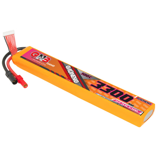 GAONENG GNB 8S 29.6V 3300mAh 100C LiPo battery with balance lead and XT150 connector