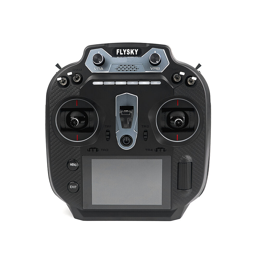 Flysky FS-ST16 2.4GHz 16-channel EdgeTX radio controller front view with gimbals and LCD screen