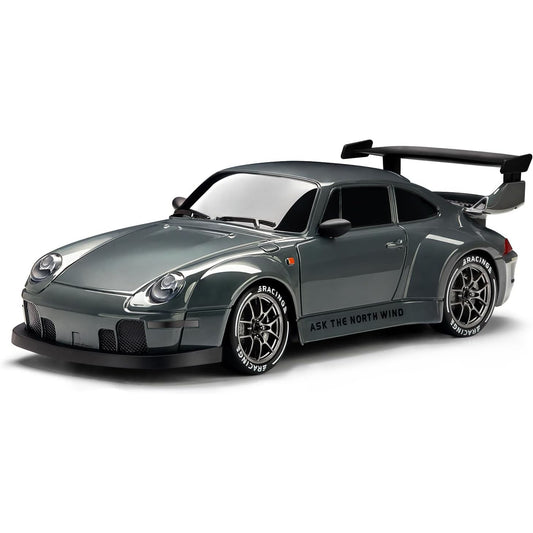 4WD Remote Control Car, 4WD RC drift car, 1/24 scale, 20 km/h speed, turbo, 2-speed, LED lights, racing toy for all ages, "Ask the North Wind" design.