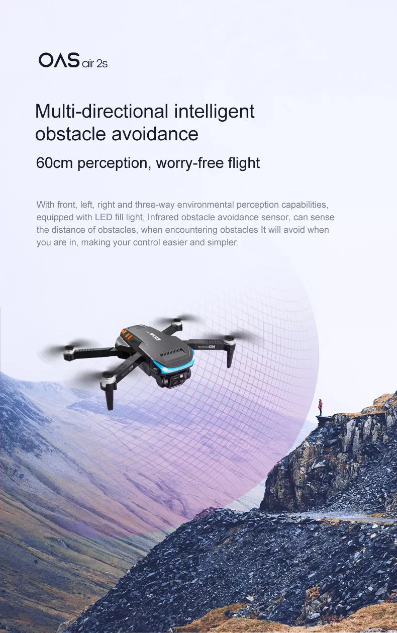 Z888 Drone, oasair 2s multi-directional intelligent obstacle avoidance 6