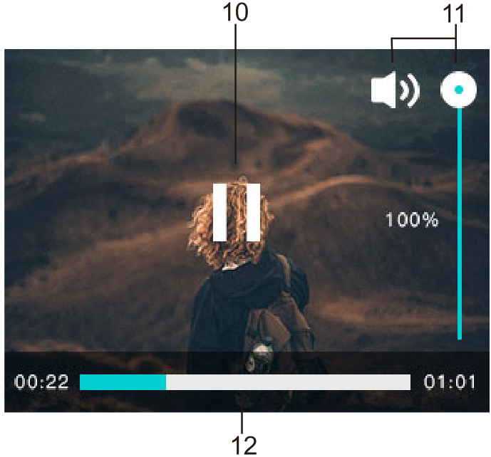 FrSky VANTAC Real 4K Action Camera, LCD Screen 11.Micro USB