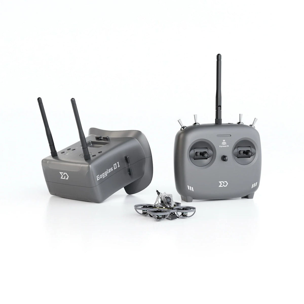 Sub250 Nimble65 1S Analog RTF Combo with ELRS 2.4G Radio, DVR FPV Goggles, and Turtle Mode – 65mm Whoop Drone Kit for Beginners