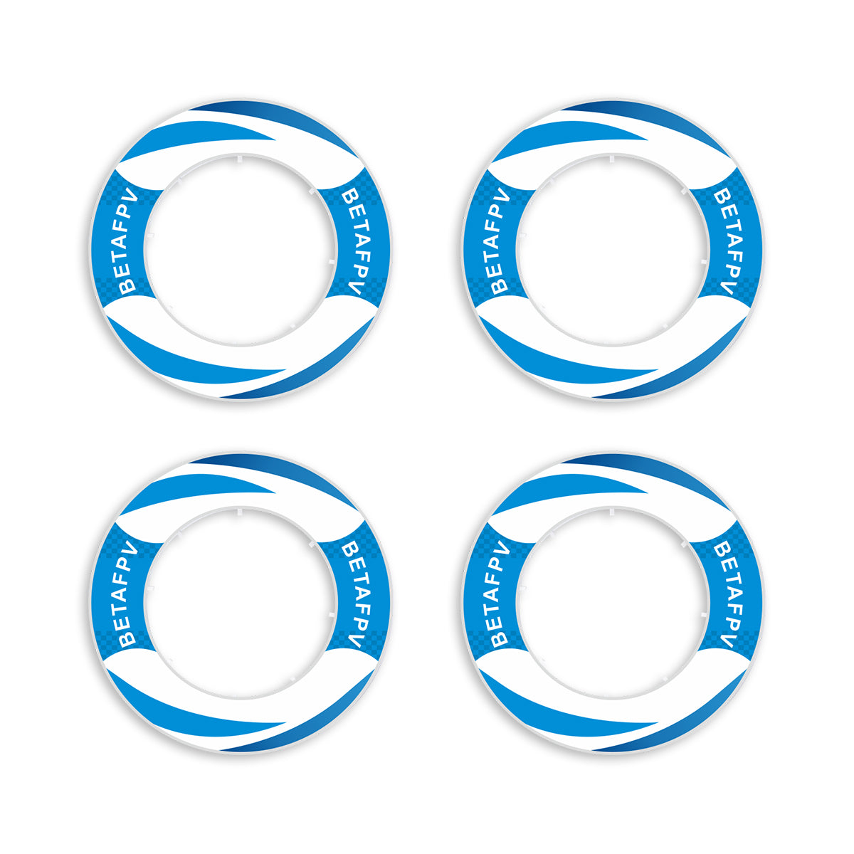 BETAFPV racing circle gate set, 4 pieces blue and white FPV drone racing hoops