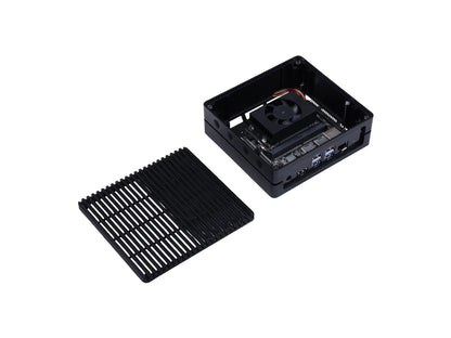 reComputer J3010 Edge AI Computer with Jetson Orin Nano 4GB, 20–34 TOPS, 128GB SSD, Wi‑Fi/BT, 4x USB 3.2, HDMI, GbE