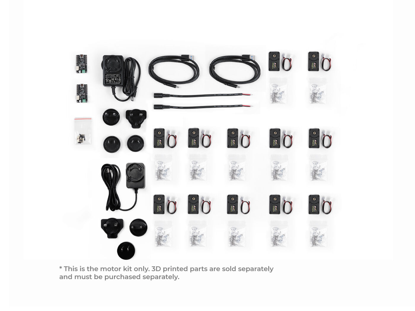 SO-ARM101 Robot Arm Servo Motor Kit Pro for LeRobot (Without 3D‑Printed Parts) – Open‑Source, 6‑Axis, UART, 12‑bit Encoder