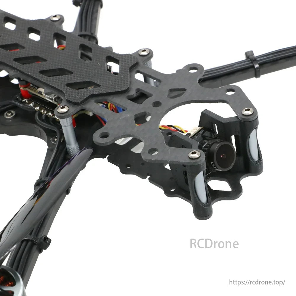 7 Inch Long Range FPV, The F4 V3 Plus flight controller features an STM32F405 MCU, BMI270 gyro, barometer, and MicroSD Blackbox support for data logging.