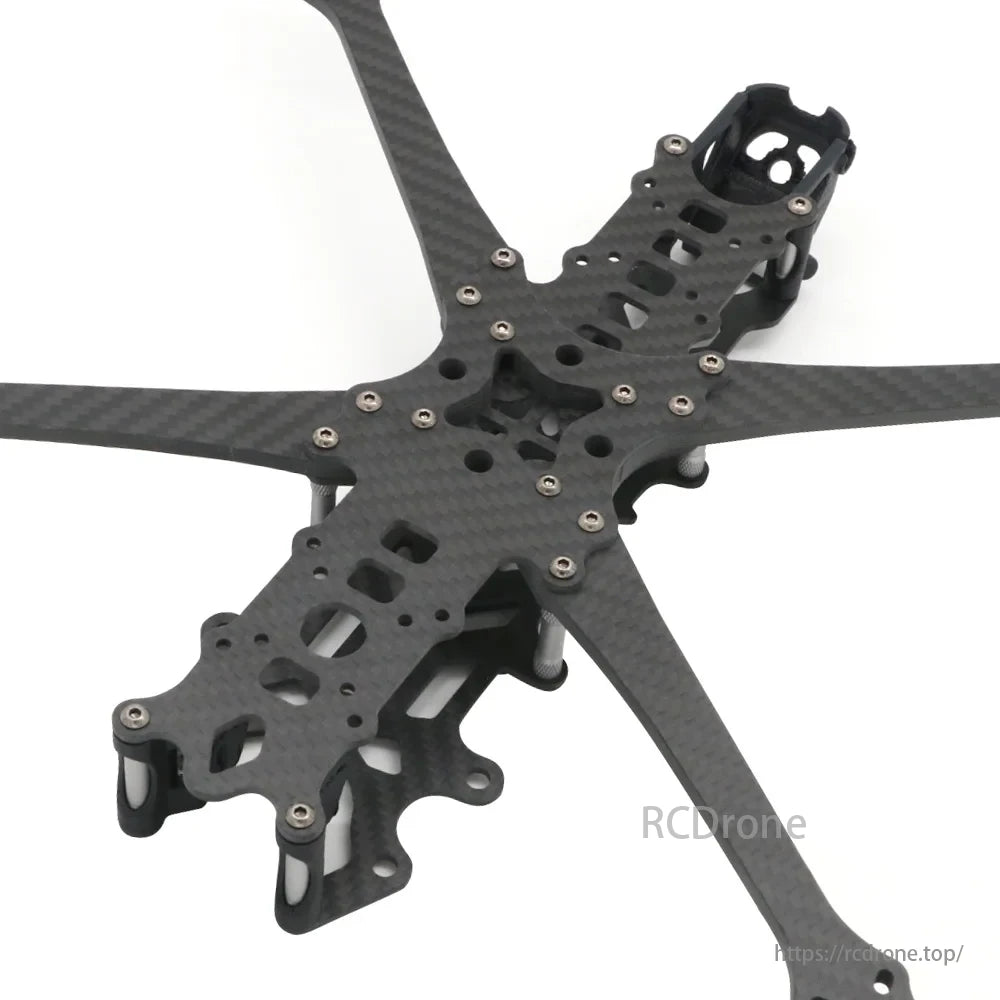 7 Inch Long Range FPV, High-performance 2810 brushless motors feature 7075 aluminum bell, titanium shaft, and Japanese bearings.