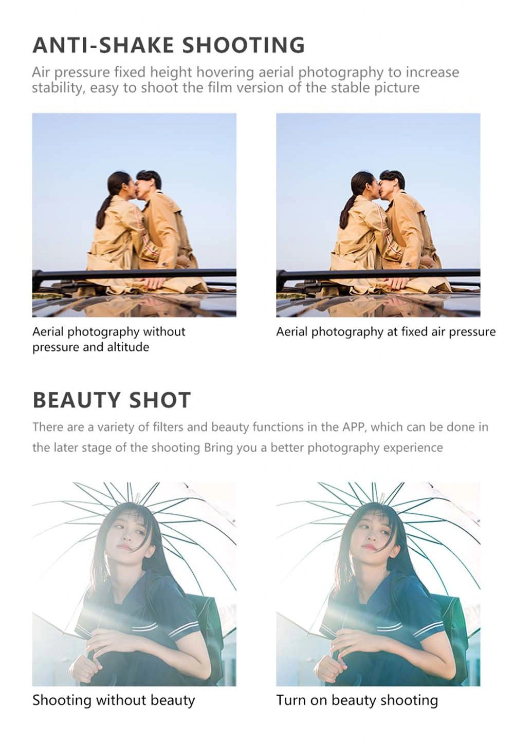 E88 Drone WiFi Fpv Mini Drone with Dual 4K HD Camera Wide-Angle Lens Mini Drone 13 E88 Drone, anti-shake shooting air pressure fixed height hovering aerial photography to increase