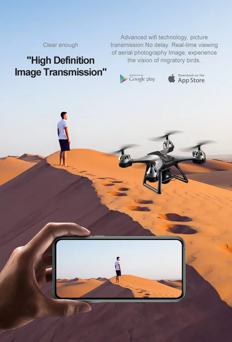 JCRC JC801 Mini Drone with 4K Dual HD Camera 2000mAh 25Minutes UAV Quadcopter Mini Drone 13 JCRC JC801 Mini Drone, download on the google play app store, picture clear enough transmission no delay