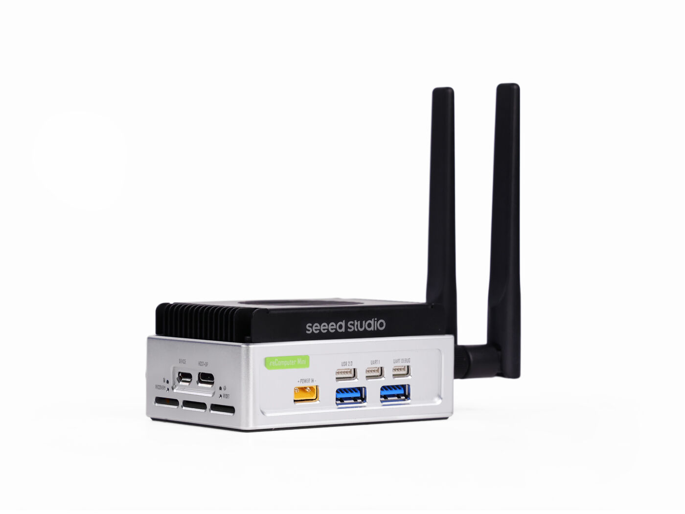 reComputer Mini J3011 Edge AI Computer with NVIDIA Jetson Orin Nano 8GB, up to 40 TOPS, PCIe, 63mm x 95mm x 42mm