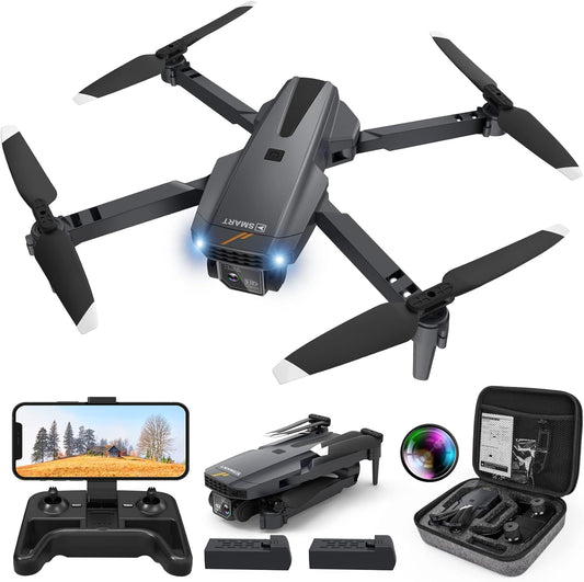 TERCASO 1810 Drone - WiFi 1080P HD Camera FPV Live Video, RC Quadcopter Multirotors, Altitude Hold, Headless Mode, One Key Take Off/Landing Drone for Kids Toys Gifts or Beginners