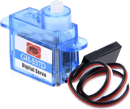 PES GH-S37D 3.7g Digital Micro Servo Plastic Gear Coreless Motor 3.6-4.8V for RC Airplane Glider Car