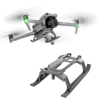 STARTRC Landing Gear for DJI Air 3S/Mavic Air 3 – Folding Heighten Support Legs, Quick‑Release Landing Skid (20mm Raise)