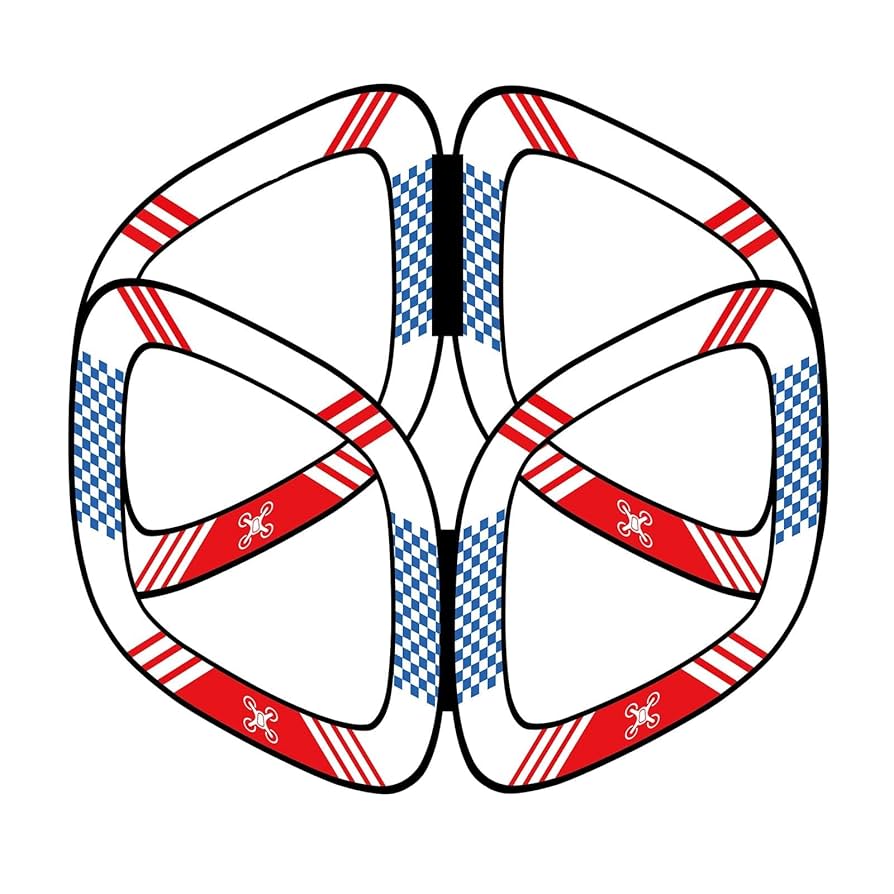 StartRC Portable FPV Race Gate for DJI Avata 2, 850mm Foldable 210D+ Memory Steel Wire, DIY Detachable Obstacle Gates, 5pcs