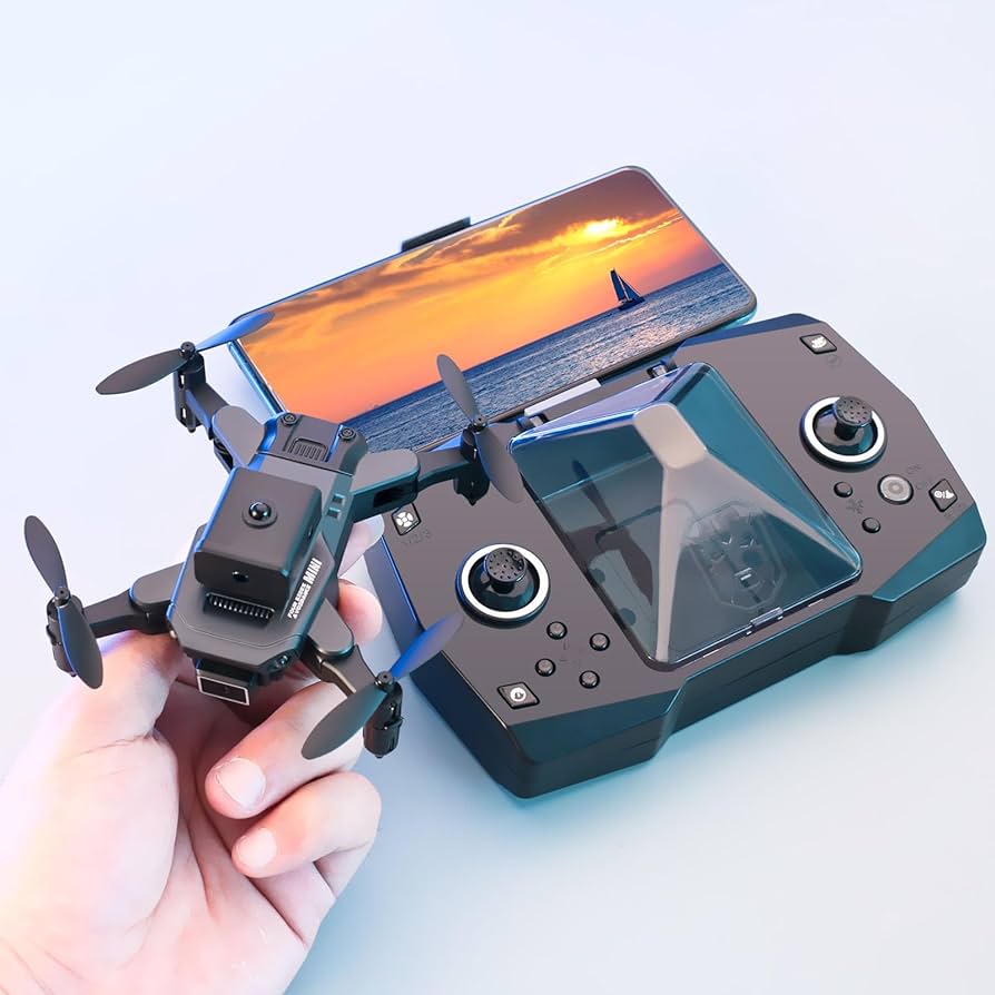 KY912 Mini Drone - 2024 4K HD Camera Air Pressure Fixed Height Four-sided Obstacle Avoidance Professional Foldable Quadcopter Toys