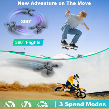 TERCASO 1810 Drone, New Adventure on The Move 3609 3609 Flights | 3 Speed
