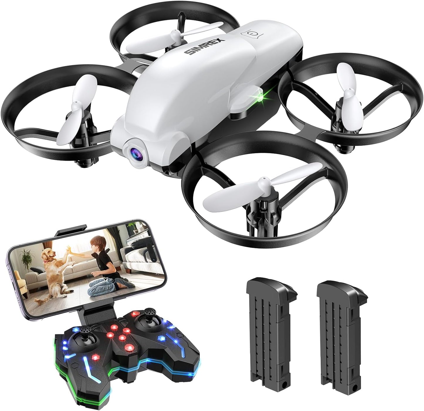 Mini Drones avec 2 Caméras 1080P HD Drone pour Débutant RC Quadcopter avec  Positionnement Optique du Flux Maintien de l'Altitude - Cdiscount Jeux -  Jouets
