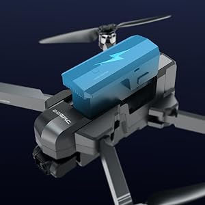 DEERC DE22 GPS Drone, auto return (RTH) function prevent your drone lose in any situation, automatically fly back even