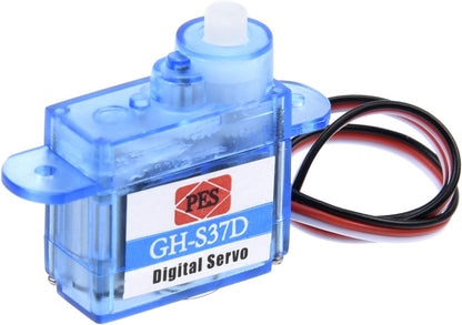 PES GH-S37D 3.7g Digital Micro Servo Plastic Gear Coreless Motor 3.6-4.8V for RC Airplane Glider Car