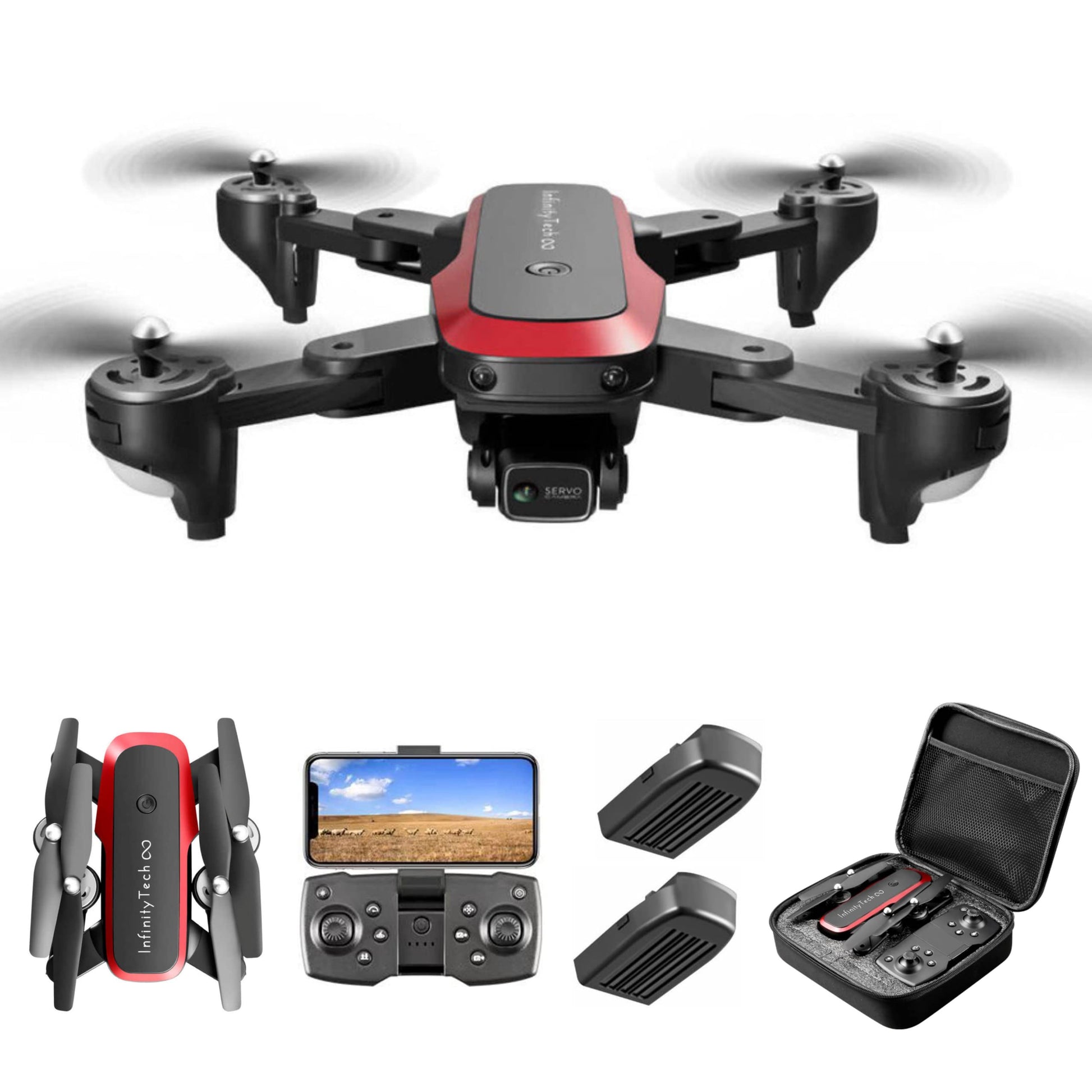 S8000 Drone - 2024 NEW Drone 4K HD Dual Lens With Optical Flow Obstacle Avoidance Photography Helicopter RC Mini Plane Toys Battery