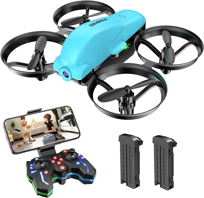 SIMREX X700 Drone with 720 HD Camera - WiFi FPV Live Video, 6-Axis