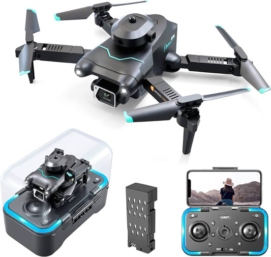 2024 New S96 Mini Drone - Professional 4K  360° Obstacle Avoidance  Air Pressure Fixed Height Professional Foldable Quadcopter Toys