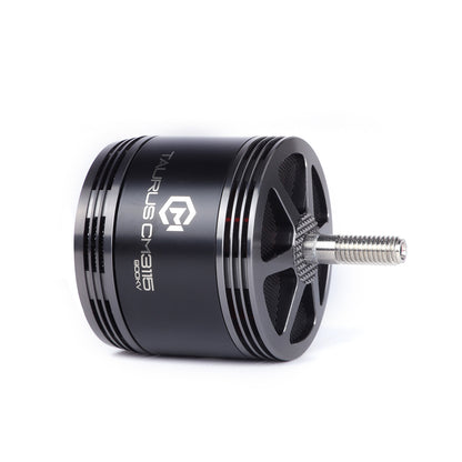 MAD TAURUS CM3115 FPV drone motor with black aluminum housing, vented endbell, and threaded shaft