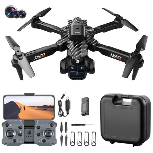 K10 MAx Drone - دوربین 4k HD عکاسی هوایی از موانع جلوگیری از براشلس کوادکوپتر تاشو هدیه اسباب بازی