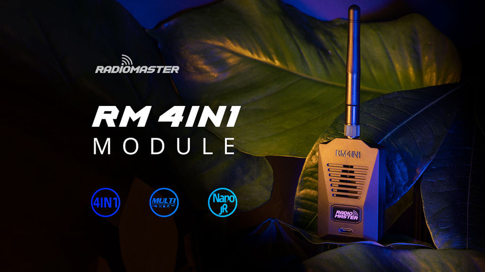 the RM 4IN1 module allows the radio to connect with most mainstream protocols on the market