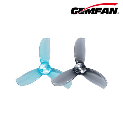 Gemfan D2 Gekanaliseerde PC 3-Blads 1,5mm Propeller (4 paar/zak)