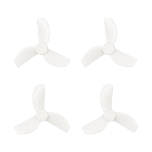 Gemfan 35mm 3-blade whoop drone propeller set, clear PC, 1.0mm shaft (2CW + 2CCW, 4pcs)
