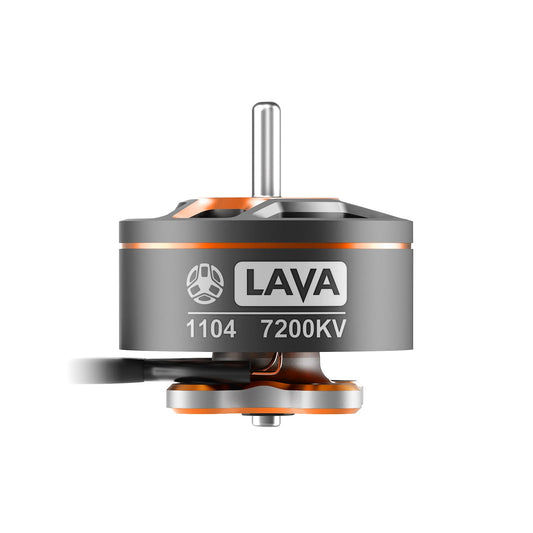BetaFPV LAVA Series 1104 7200KV brushless motor side view with LAVA 1104 7200KV label