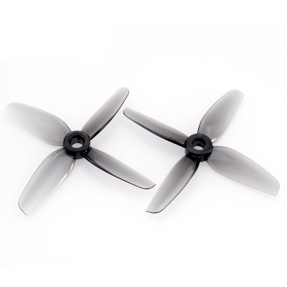 HQ Durable Prop 2.9x2.9x4 grey polycarbonate propeller set with two 4-blade drone props