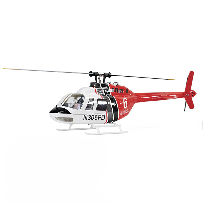 Flywing Bell-206 V3 RC Helicopter with ACE GPS, 450L Scale Fuselage, 23min Flight, RTH, 75 cm Length (RTF/PNP)