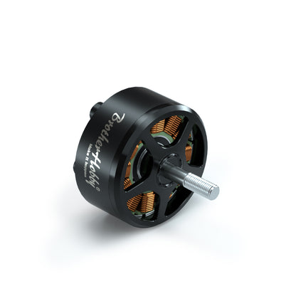 BrotherHobby SE 4215 480KV Motor, BrotherHobby SE 4215 480KV brushless motor with black housing, visible copper windings, and threaded shaft