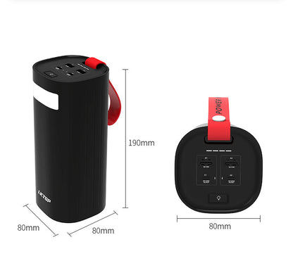 LKTOP K1 Power Bank 60000mAh, Dual 100W USB‑C + 2 USB‑A, 200W Max, LFP Cell, 4‑Device Charging, Side LED Light