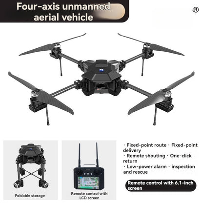 RCDrone, 6.1-inch screen foldable remote control with storage LCD screen . unmanned aerial vehicle