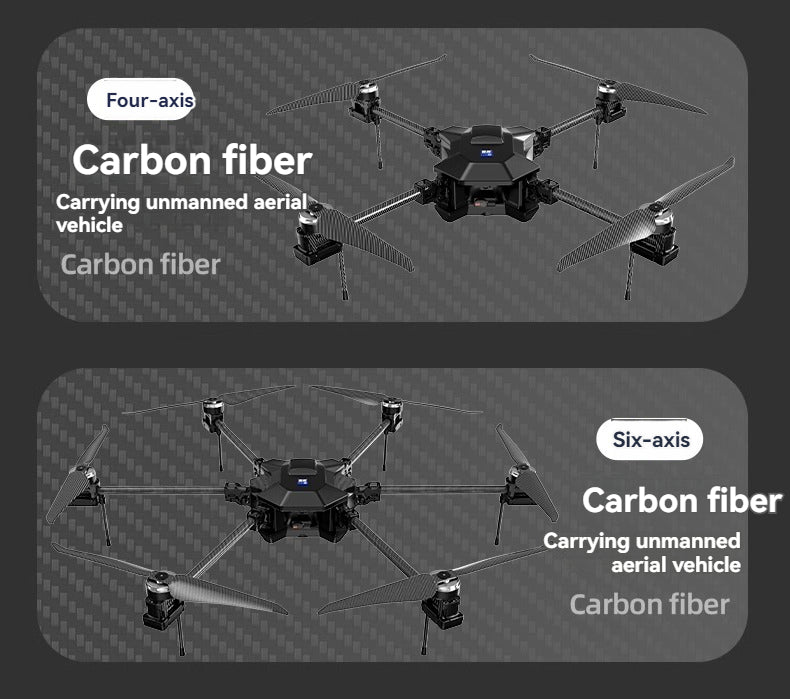 RCDrone SY800 Heavy Lift Drone - 2KG - 10KG Payload 10KM Distance 1080P 2K 3 Axis Camera GPS Cargo Resume Industrial Drone With Thrower LoudSpeaker Lighting 12 RCDrone, Carbon fiber Six-axis Carbon fiber Carrying unmanned aerial vehicle Carbon fiber