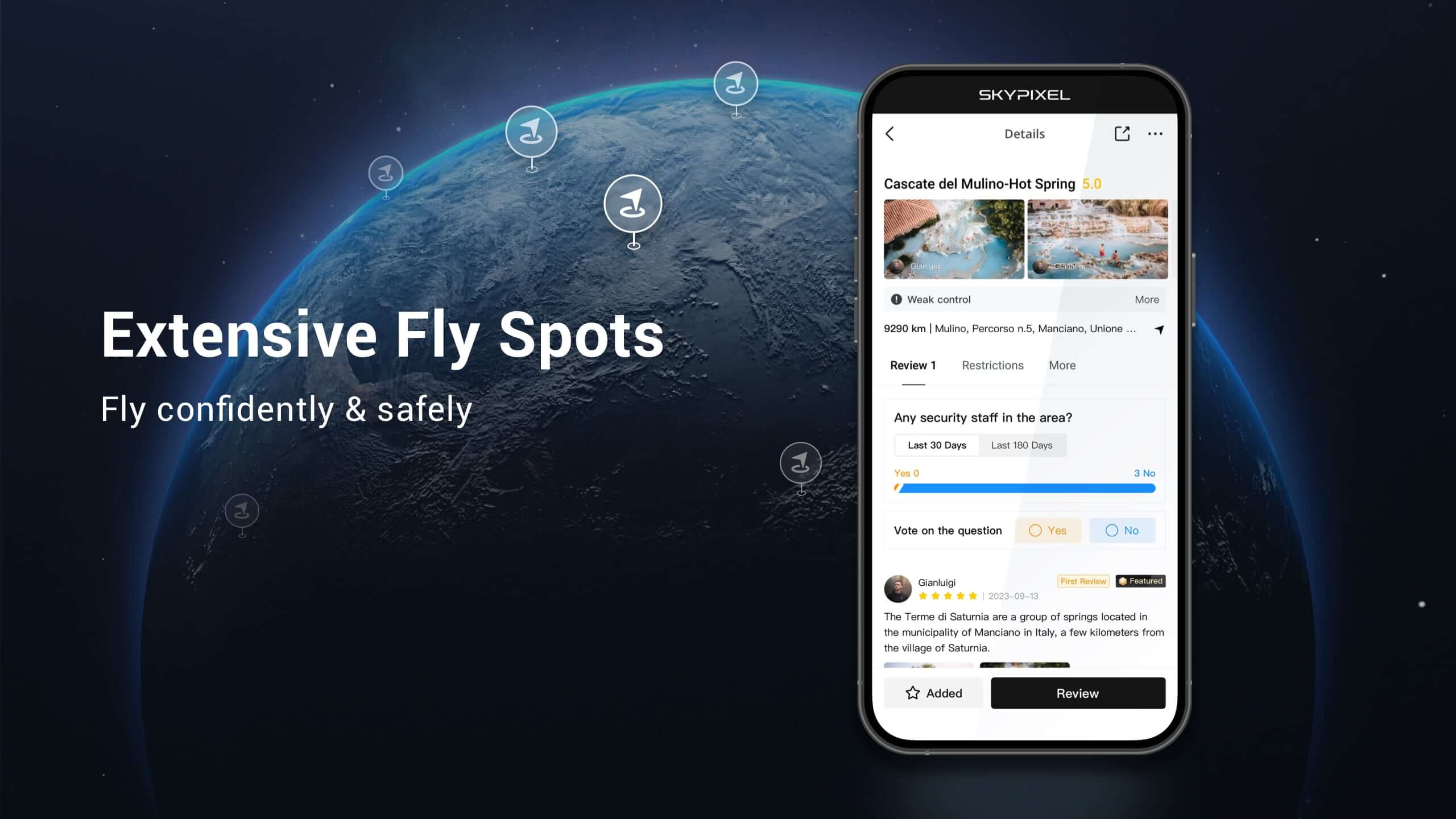 DJI Mini 4 Pro Drone - Under 249g 4K/60FPS HDR True Vertical Shooting 20Km FHD Video Transmission 360° ActiveTrack Omnidirectional Obstacle Sensing 21 DJI Mini 4 Pro Drone, the Terme di Saturnia are a group of springs located in the municipality